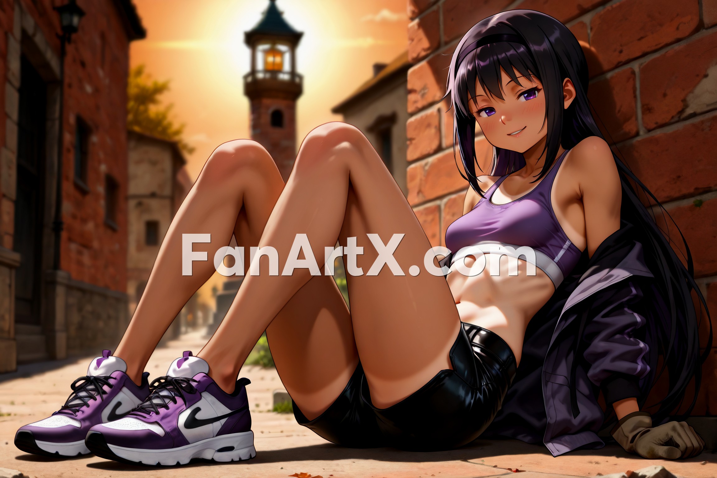 Akemi Homura Puella Magi Madoka Magica Fanart 8140622